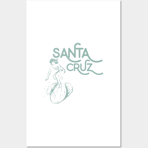 Santa Cruz Surfer Wall Art by howdysparrow